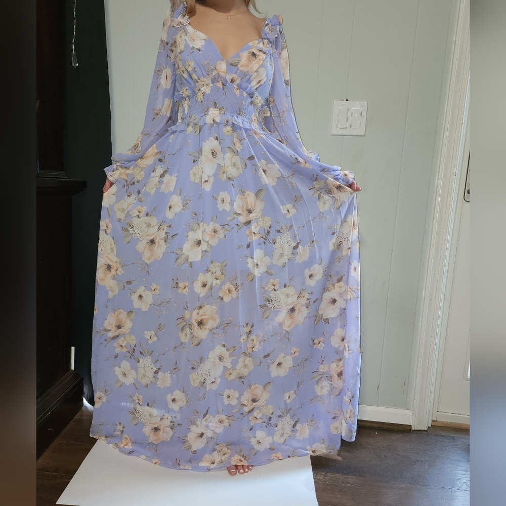 NWT Gorgeous Akira Boho Floral Maxi Dress - Picture 4 of 10